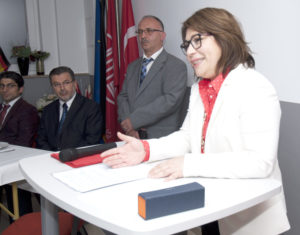 Başkonsolos Pınar Gülün Kayseri selamlama konuşması yaptı.